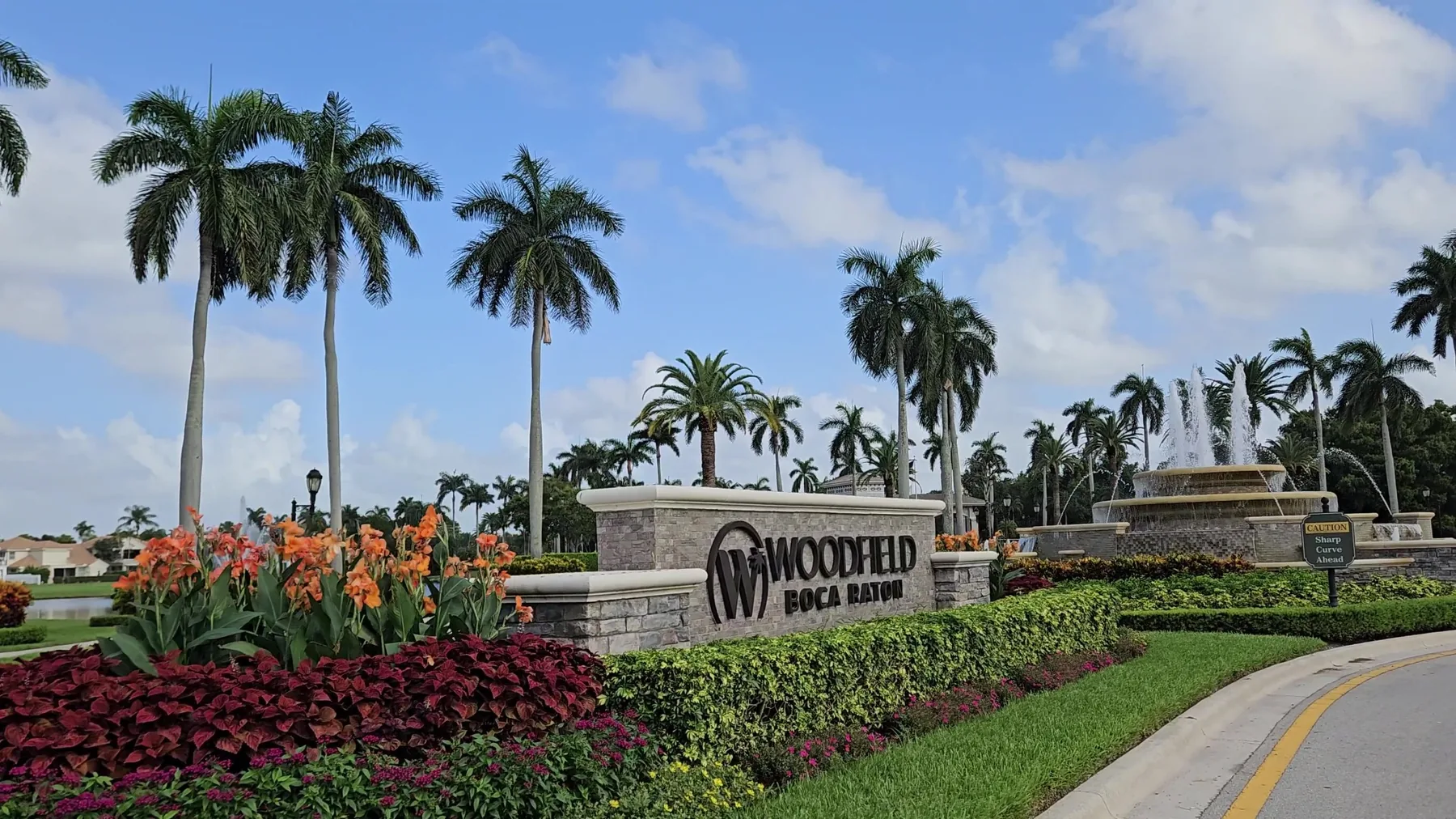 Woodfield Boca Raton community entrance